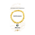 Bracelet diffuseur d'huile essentielle - Calcite jaune