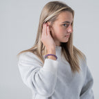 Bracelet diffuseur d'huile essentielle - Améthyste