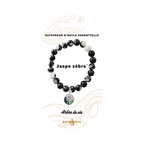 Bracelet diffuseur d'huile essentielle - Jaspe Zèbre*
