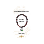 Bracelet diffuseur d'huile essentielle - Œil de taureau