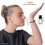 Bracelet diffuseur d'huile essentielle - Calcite jaune