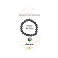 Bracelet diffuseur d'huile essentielle - Pierre de Lave